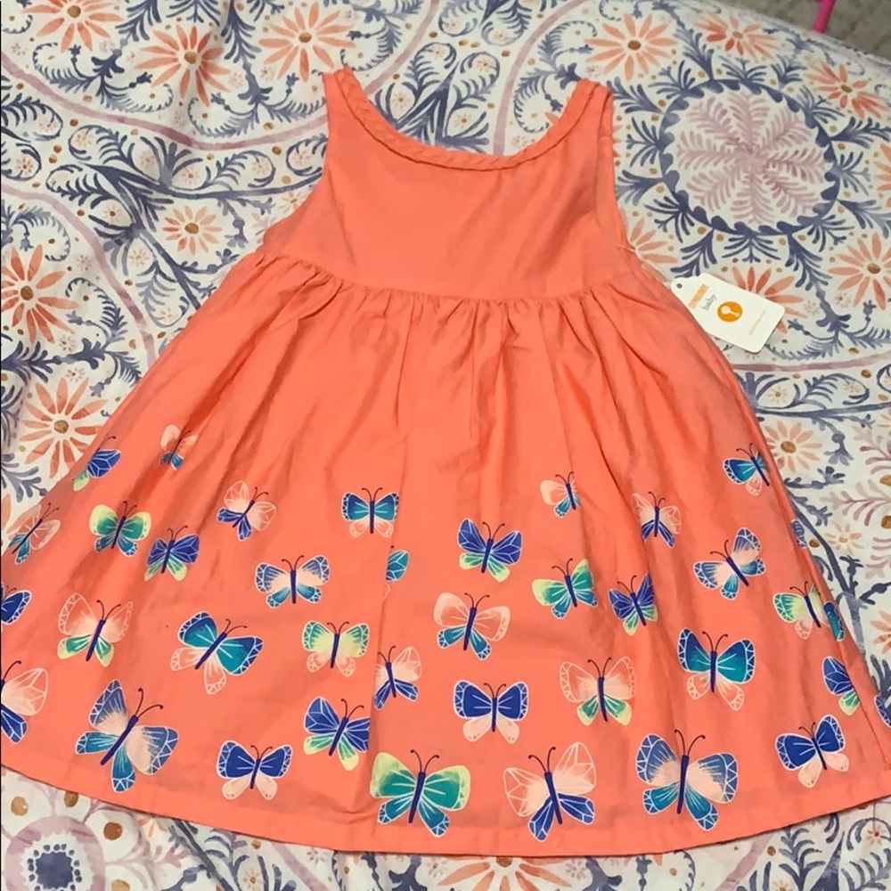 Adorable coral summer dress